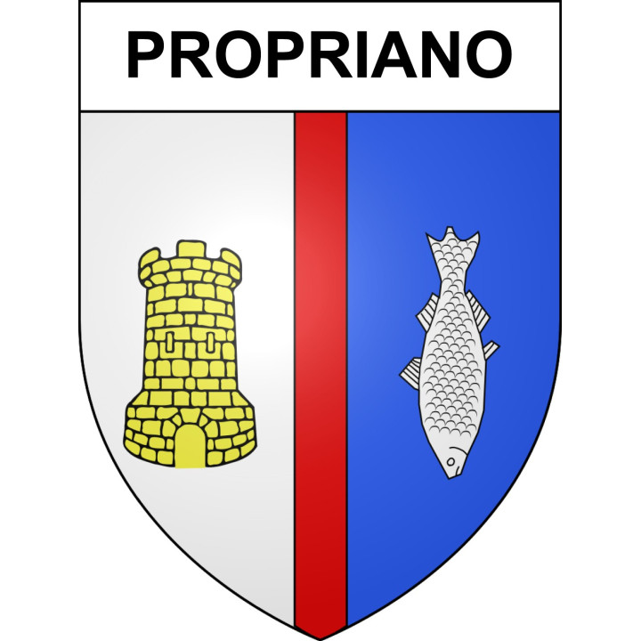Propriano 20 ville sticker blason écusson autocollant adhésif