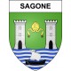Stickers coat of arms Sagone adhesive sticker