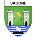 Adesivi stemma Sagone adesivo