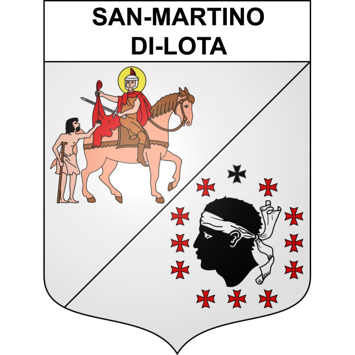 San-Martino-di-Lota 20 ville sticker blason écusson autocollant adhésif