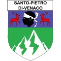 Stickers coat of arms Santo-Pietro-di-Venaco adhesive sticker