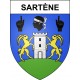 Sartène 20 ville sticker blason écusson autocollant adhésif