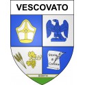 Stickers coat of arms Vescovato adhesive sticker