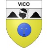 Pegatinas escudo de armas de Vico adhesivo de la etiqueta engomada