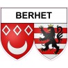 Stickers coat of arms Berhet adhesive sticker