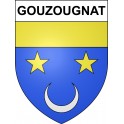 Stickers coat of arms Gouzougnat adhesive sticker