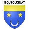 Gouzougnat Sticker wappen, gelsenkirchen, augsburg, klebender aufkleber