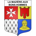 La Mazière-aux-Bons-Hommes 23 ville sticker blason écusson autocollant adhésif