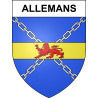 Stickers coat of arms Allemans adhesive sticker