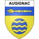 Augignac 24 ville sticker blason écusson autocollant adhésif