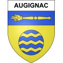 Stickers coat of arms Augignac adhesive sticker