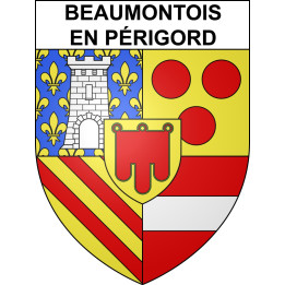 Stickers coat of arms Beaumontois en Périgord adhesive sticker