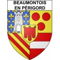 Stickers coat of arms Beaumontois en Périgord adhesive sticker