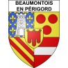Stickers coat of arms Beaumontois en Périgord adhesive sticker