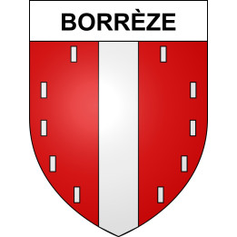 Borrèze Sticker wappen, gelsenkirchen, augsburg, klebender aufkleber