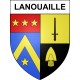 Stickers coat of arms Lanouaille adhesive sticker