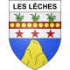 Les Lèches 24 ville sticker blason écusson autocollant adhésif