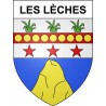 Les Lèches Sticker wappen, gelsenkirchen, augsburg, klebender aufkleber