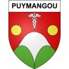 Puymangou 24 ville sticker blason écusson autocollant adhésif
