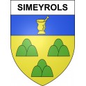 Simeyrols 24 ville sticker blason écusson autocollant adhésif