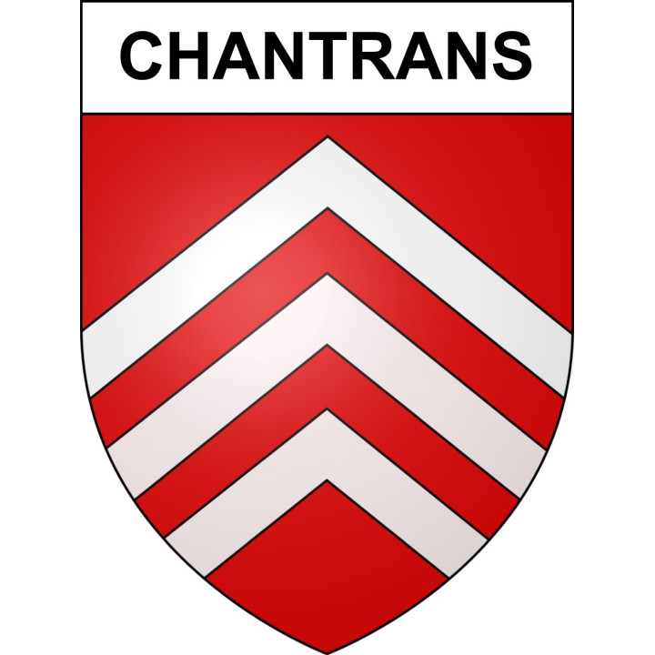 Stickers coat of arms Chantrans adhesive sticker