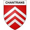 Chantrans 25 ville sticker blason écusson autocollant adhésif