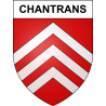 Pegatinas escudo de armas de Chantrans adhesivo de la etiqueta engomada