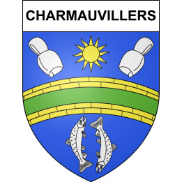 Stickers coat of arms Charmauvillers adhesive sticker