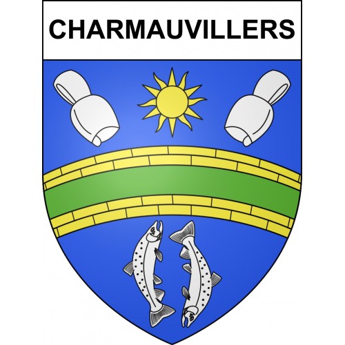 Adesivi stemma Charmauvillers adesivo