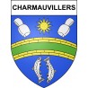 Charmauvillers 25 ville sticker blason écusson autocollant adhésif