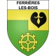 Stickers coat of arms Ferrières-les-Bois adhesive sticker