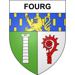 Fourg Sticker wappen, gelsenkirchen, augsburg, klebender aufkleber