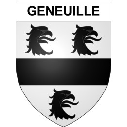 Geneuille Sticker wappen, gelsenkirchen, augsburg, klebender aufkleber