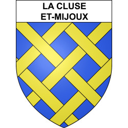 La Cluse-et-Mijoux Sticker wappen, gelsenkirchen, augsburg, klebender aufkleber