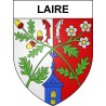 Laire 25 ville sticker blason écusson autocollant adhésif