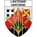 Lantenne-Vertière 25 ville sticker blason écusson autocollant adhésif