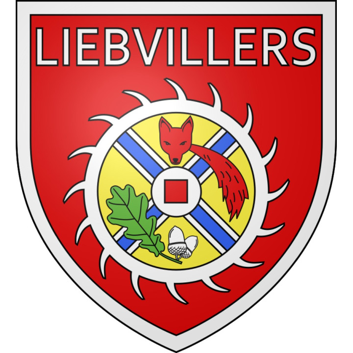Stickers coat of arms Liebvillers adhesive sticker