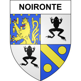 Noironte 25 ville sticker blason écusson autocollant adhésif