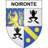 Noironte Sticker wappen, gelsenkirchen, augsburg, klebender aufkleber