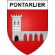 Pontarlier Sticker wappen, gelsenkirchen, augsburg, klebender aufkleber