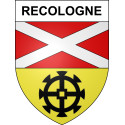 Recologne Sticker wappen, gelsenkirchen, augsburg, klebender aufkleber