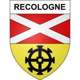 Recologne Sticker wappen, gelsenkirchen, augsburg, klebender aufkleber