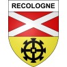 Recologne 25 ville sticker blason écusson autocollant adhésif