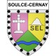 Stickers coat of arms Soulce-Cernay adhesive sticker