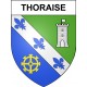Thoraise 25 ville sticker blason écusson autocollant adhésif