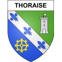 Thoraise 25 ville sticker blason écusson autocollant adhésif