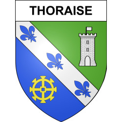 Thoraise Sticker wappen, gelsenkirchen, augsburg, klebender aufkleber