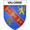 Pegatinas escudo de armas de Valonne adhesivo de la etiqueta engomada