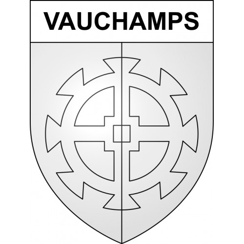 Stickers coat of arms Vauchamps adhesive sticker