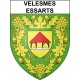 Velesmes-Essarts 25 ville sticker blason écusson autocollant adhésif
